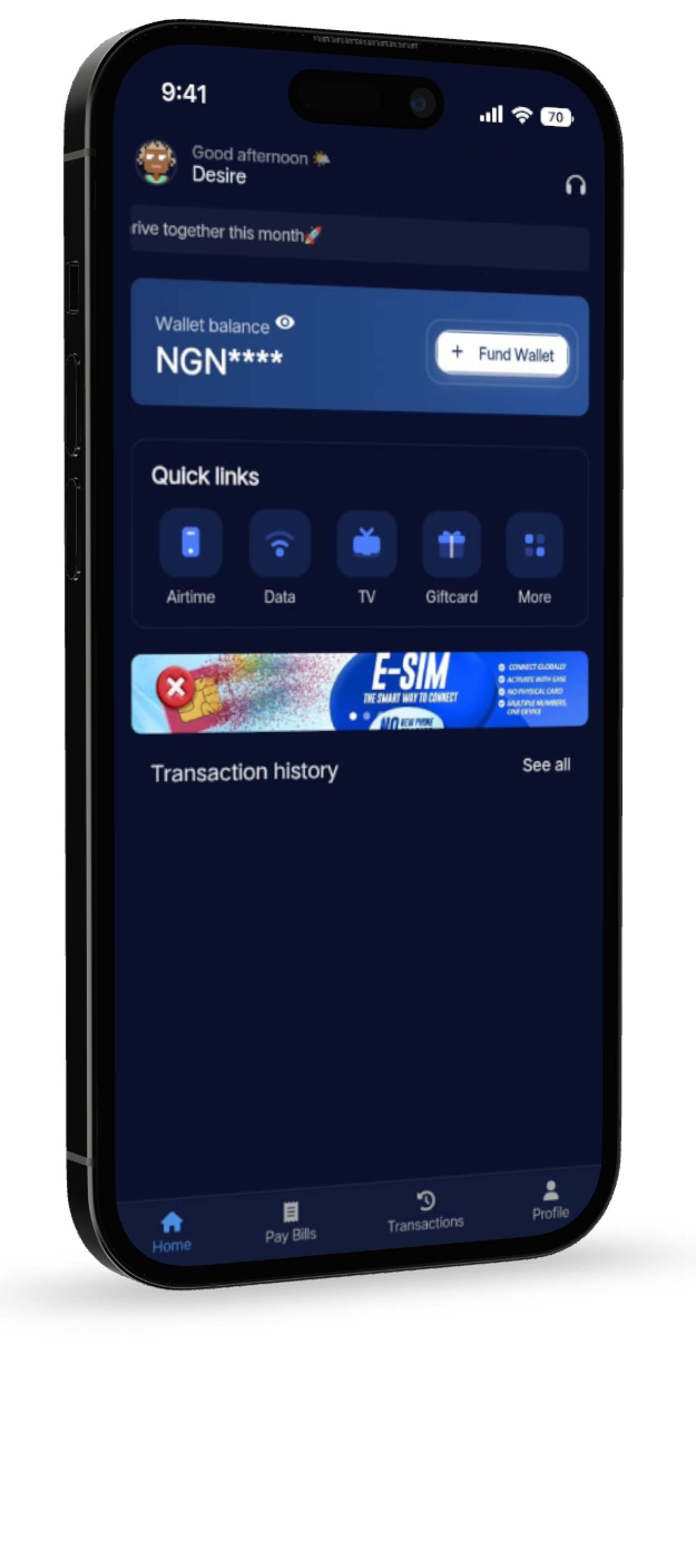 Nata App Mockup